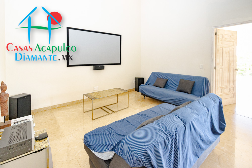 Real Diamante Villas del Sol, Villa Bonita - Sala de televisión 1